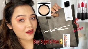 'MAC COSMETICS HAUL BUY 3 get 3 MAC PRODUCTS || 24 November 2020'