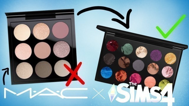 'What the MAC x The Sims palette SHOULD\'VE looked like..'