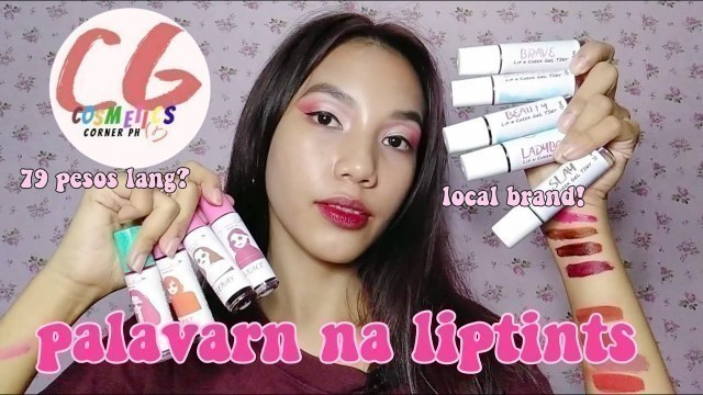 'palavarn na liptints ng CG COSMETICS? / product reviews | Kimberly Paglinawan'