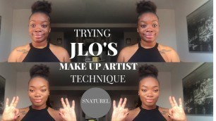 'I TRIED FOLLOWING SCOTT BARNES JLO MAKEUP LOOK ON TATI WESTBROOK | AFRICAN EDITION'