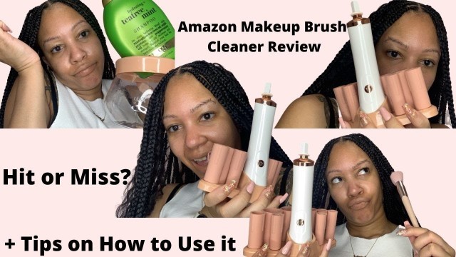 'MAKEUP BRUSH CLEANER | DOES IT REALLY WORK? + TIPS ON HOW TO USE IT'