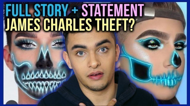 'James Charles Official Statement On \"Stealing\" Skull Makeup Look'