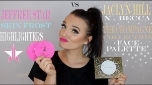 'JACLYN HILL X BECCA vs JEFFREE STAR | First Impression | Review & Swatches'