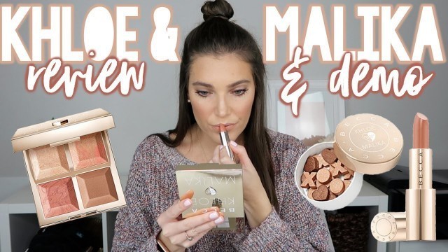 'BECCA X KHLOE & MALIKA #BECCABFFS COLLECTION REVIEW & DEMO | VLOGMAS DAY 23 | Sarah Brithinee'