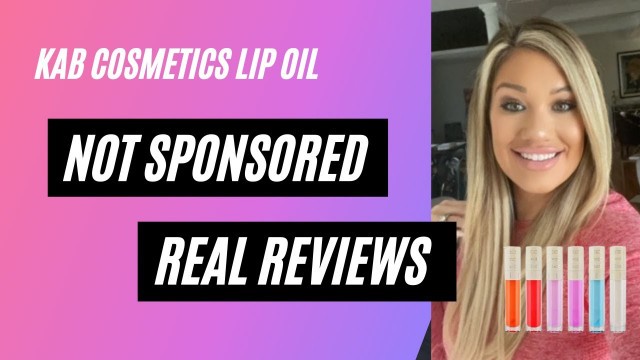 'KAB Cosmetics Lip Oils Review also Featured in BoxyCharm Subscription Box'