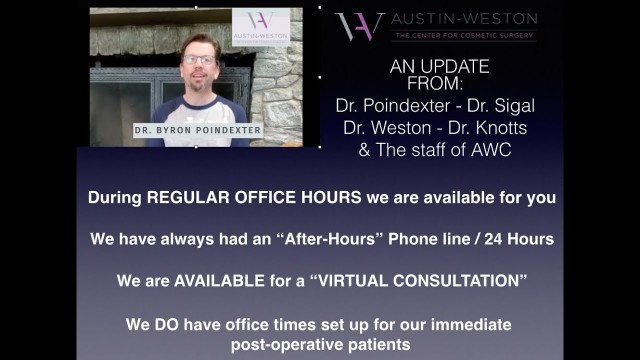 'Austin-Weston COVID-19 Statement 1st Week of April 2020 | Dr Byron Poindexter'