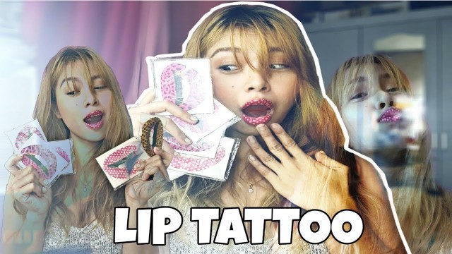 'TEMPORARY LIP TATTOO TESTING (tagalog)'