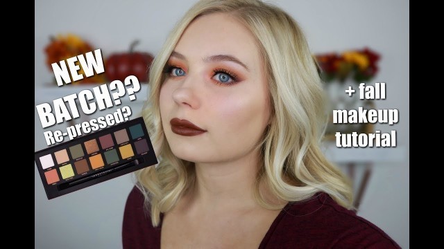 'NEW BATCH ABH Subculture Palette: Repressed? New Formula? + Fall Makeup Tutorial'