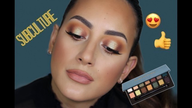 'Holiday Makeup look using ABH Subculture Palette Tutorial/ Thoughts'