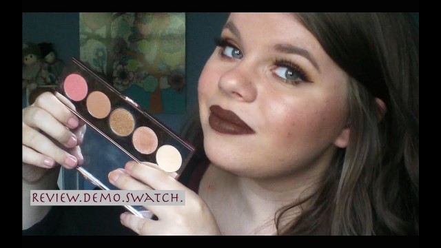 'Review.Demo.Swatches.  | BECCA Afterglow Palette'