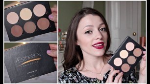 'Aesthetica Contour Kit Review | DUPE for Anastasia Contour Kit'