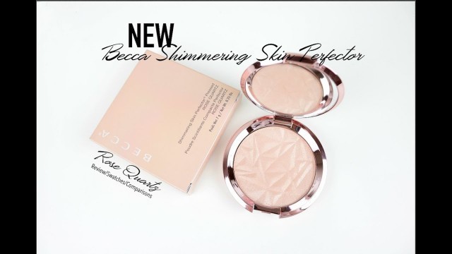 'NEW! Becca Shimmering Skin Perfector Rose Quartz | Review, Swatches & Comparisons | JennaAnnxx'