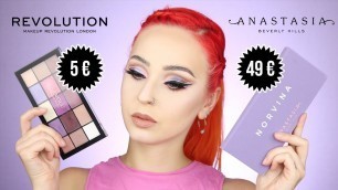 'ABH NORVINA vs MAKEUP REVOLUTION VISIONARY PALETTE'