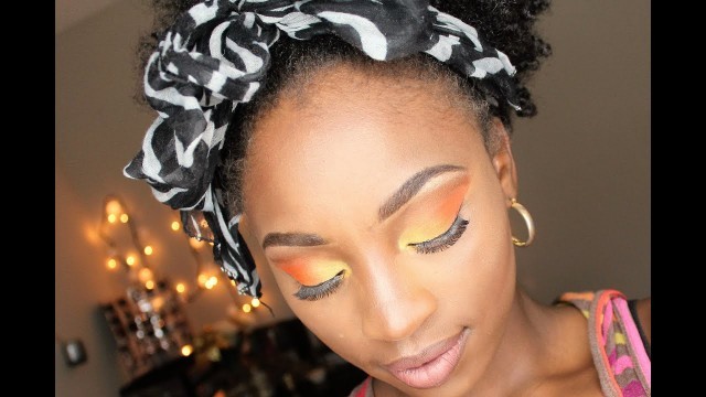 'Yellow & Orange Makeup look FT. BH Cosmetics'