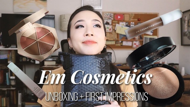 'EM Cosmetics Unboxing + First Impressions | alicedotkay'