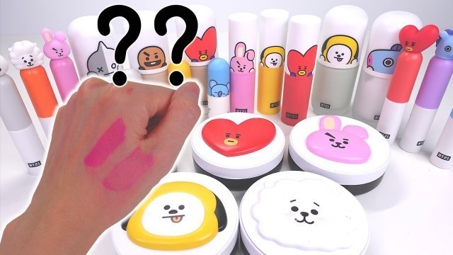 BT21 캐릭터 화장품 진짜 솔직한 리뷰 100% Honest BT21 Cosmetics Review