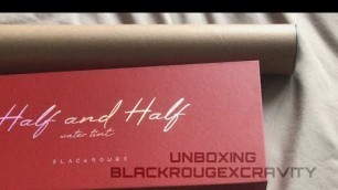 'Unboxing BLACKROUGE : Half N Half Water Tint w/CRAVITY'