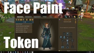 '(RS3) Runescape Spring Fayre Face Paint (set of 3) Token Cosmetic Wardrobe Override (CC)'