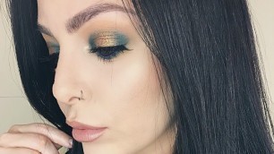 'Bronze Blue Halo Eye Makeup Tutorial | ABH Subculture Palette'