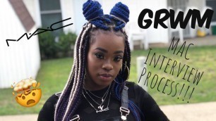 'GRWM!!!! MAC COSMETICS JOB INTERVIEW EXPERIENCE + PROCESS!!!! | Verandahmarie'