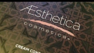 'First Impressions: Aesthetica Cosmetics Cream Contour Palette! Anastasia Beverly Hills DUPE!'