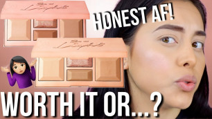 'BECCA BE A LIGHT PALETTE REVIEW | FIRST IMPRESSIONS  HONEST AF!'