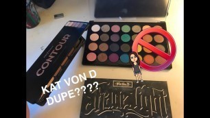 'Target MakeUp Review: Kat Von D Dupe & BH Cosmetics Foil Eye Palette'