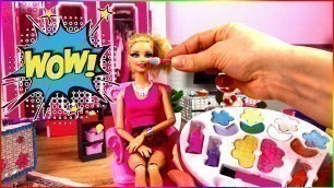 'Barbie Beauty Salon Makeup for Dolls बार्बी Peluquería para muñecas Barbie cabeleireiro para bonecas'