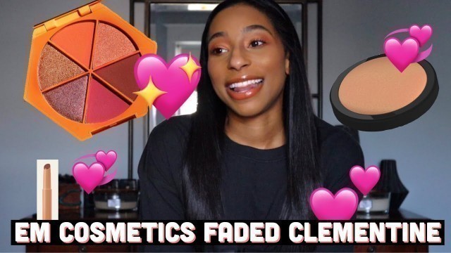 'A Monochromatic Look Using EM Cosmetics Faded Clementine Collection 