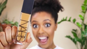 'NEW NARS Cosmetics Natural Radiant Longwear Foundation | Demo + First Impressions'