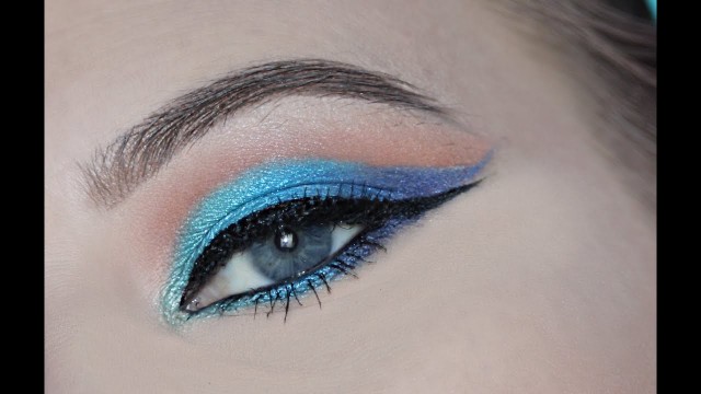 'Foiled Mermaid Gradient || Hooded eyes || BH Cosmetics'