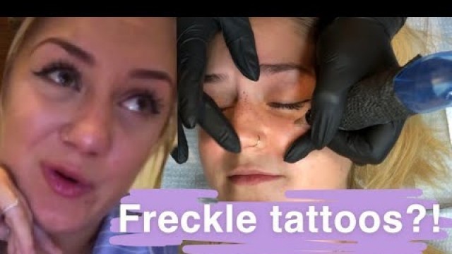 'I GOT FRECKLES TATTOOED?!?!?'