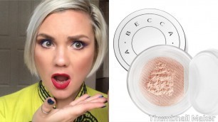 'BECCA HYDRA MIST POWDER REVIEW | WIERD PRODUCTS SERIES | EPISODE 1'