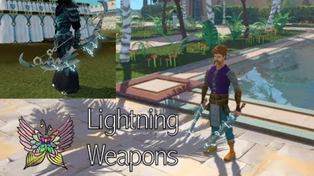 'RS3 Lightning Weapons Pack Cosmetics'