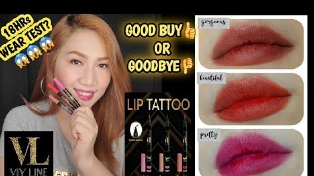 'VIY LINE LIP TATTOO HONEST REVIEW | SWATCHES + WEAR TEST |WATCH BEFORE YOU BUY'