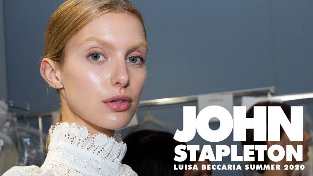 'Interview with MAC Makeup Artist John Stapleton at the Luisa Beccaria Summer 2020 Show'