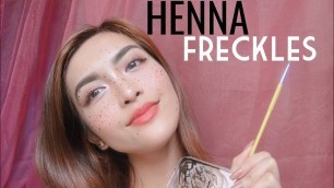 'Henna Tattoo Freckles 