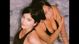 'Double dipping: Kylie Jenner and BFF Jordyn get wet \'n\' wild in steamy hot tub session'