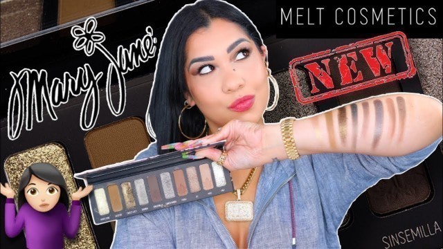 '*NEW* Melt Cosmetics MARY JANE Eyeshadow Palette | 2 QUICK & EASY LOOKS! gemini'