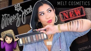 '*NEW* Melt Cosmetics MARY JANE Eyeshadow Palette | 2 QUICK & EASY LOOKS! gemini'