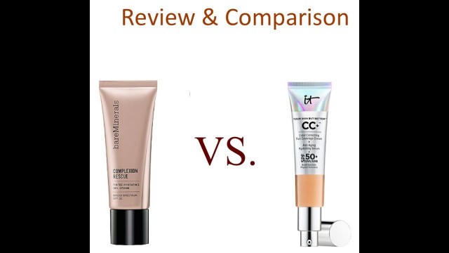 'IT Cosmetics CC+ Cream VS. Bareminerals Complexion Rescue'