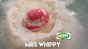 'Lush Cosmetics “Mrs. Whippy” bath bomb Tub Demo January 2021'