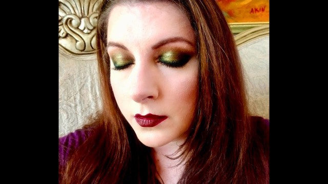 'Grungy green look with the Melt Gemini palette!'