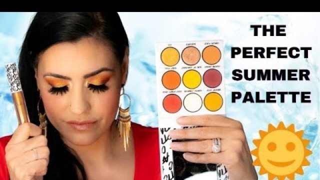 'BH COSMETICS OPTIMISTIC AF EYESHADOW PALETTE REVIEW, SWATCHES, AND LOOK// SAY IT COLLECTION'