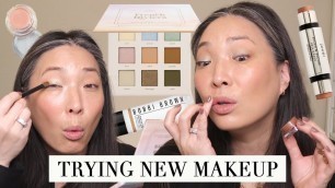 'Trying New Makeup! Trinny London | Jouer | Bobbi Brown'