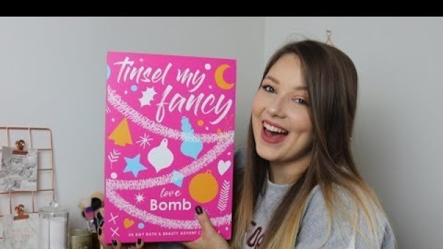 'BOMB COSMETICS ADVENT CALENDAR 2019 UNBOXING | Sammy Louise'