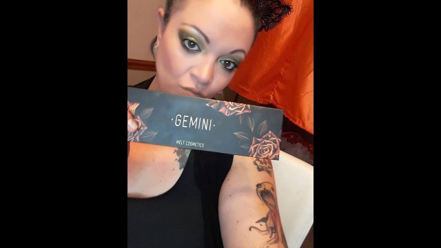 'Melt Gemini palette tutorial + Live swatches'