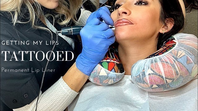 'GETTING MY LIPS TATTOOED | PERMANENT LIP LINER | VLOGMAS BEAUTY SERIES'