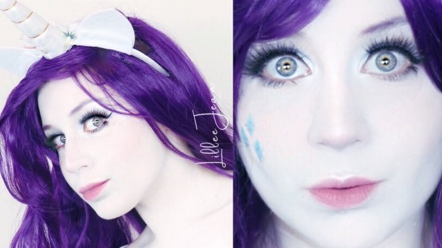 'RARITY My Little Pony Cosplay Makeup Tutorial Halloween 2020 | Equestria Girls | Lillee Jean'