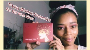 'Trying out besame cosmetics   I Love Lucy palette'